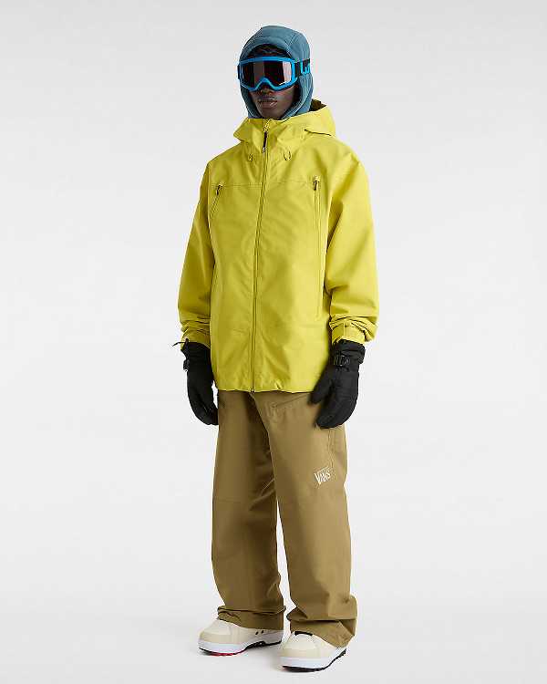 Yellow Vans MTE High-Country 3L Snowboard Men Jacket | VN9705246