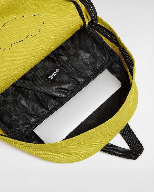 Yellow Vans Old Skool Classic Unisex Backpacks | VN7813526