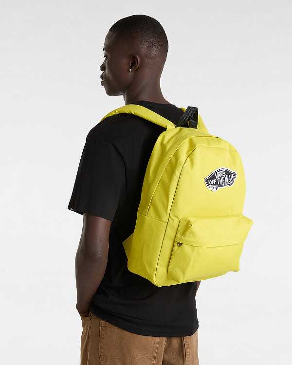 Yellow Vans Old Skool Classic Unisex Backpacks | VN7813526